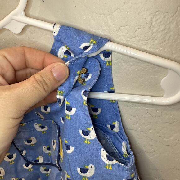 Kite Blue Seagull Bird Tank Romper - Picture 3 of 7